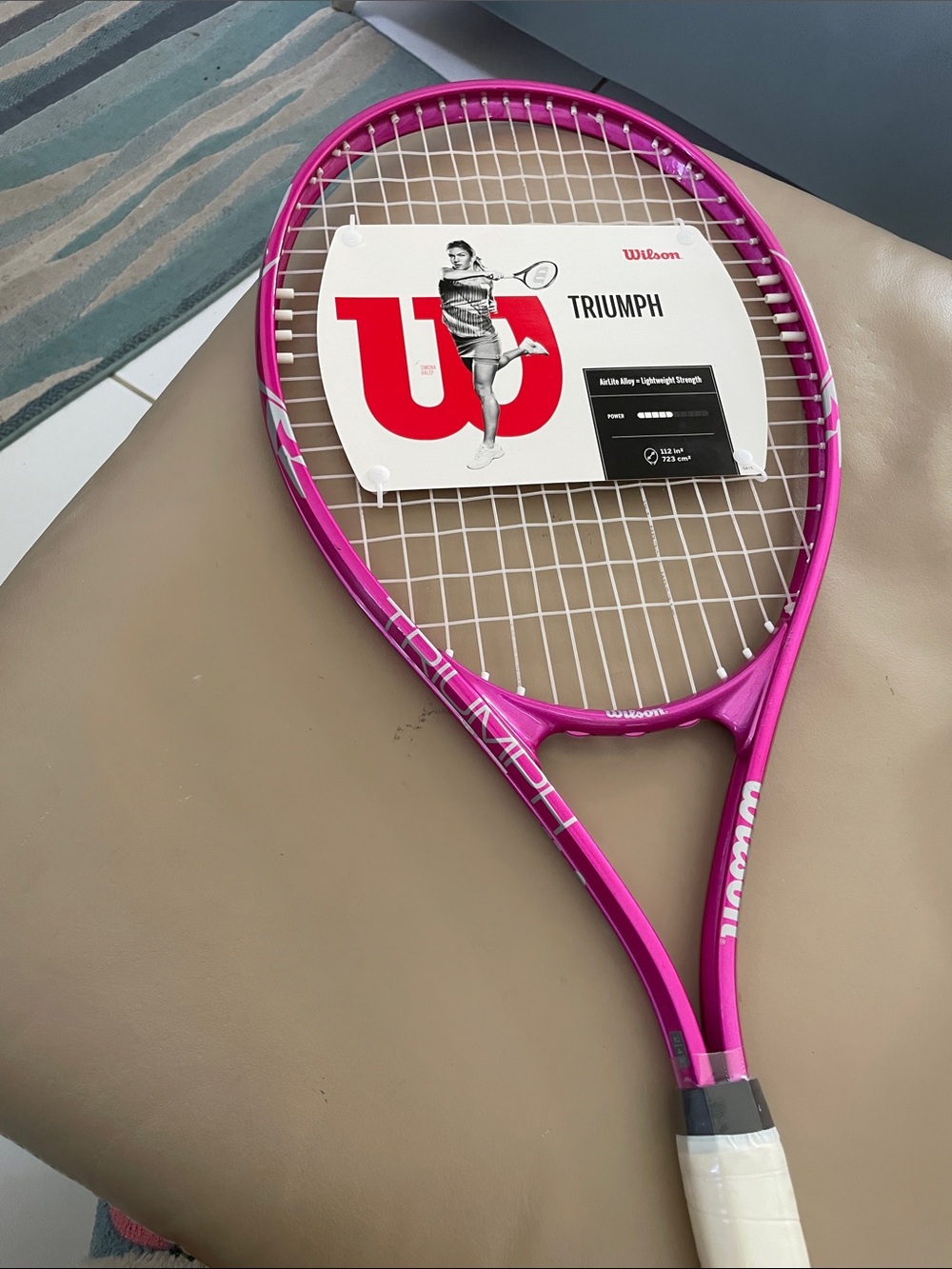 Wilson Pink Triumph Tennis Racket lightweight NEW in package
